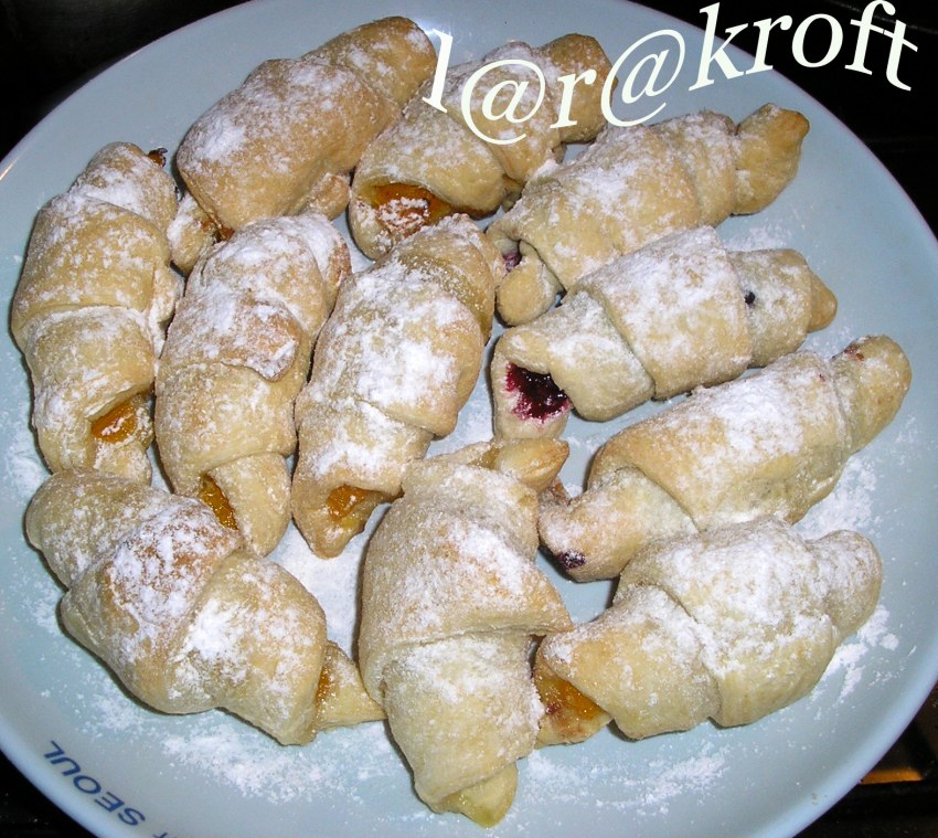 Рогалики к чаю из дрожжевого теста