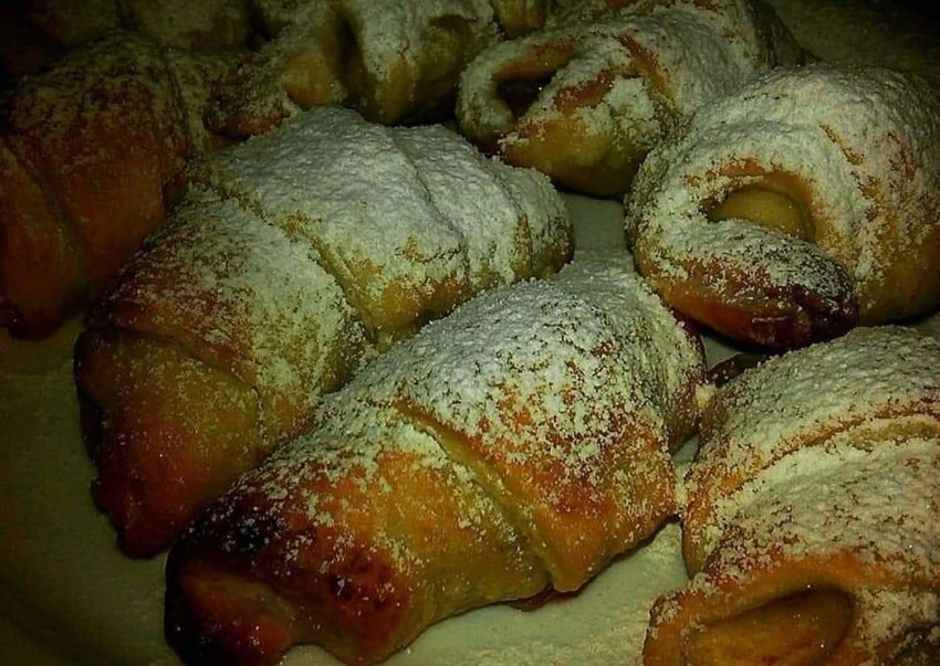 Слоеные рогалики