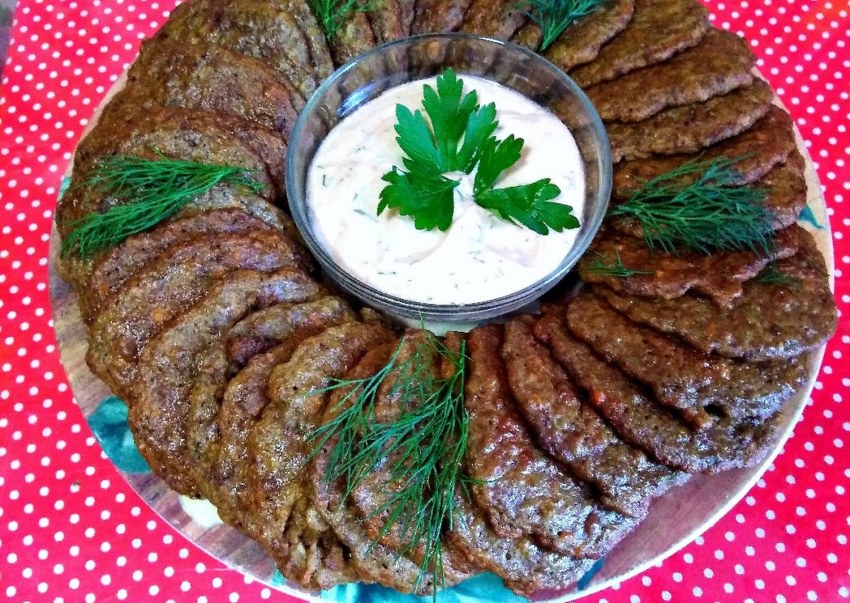 Оладьи из куриной печени