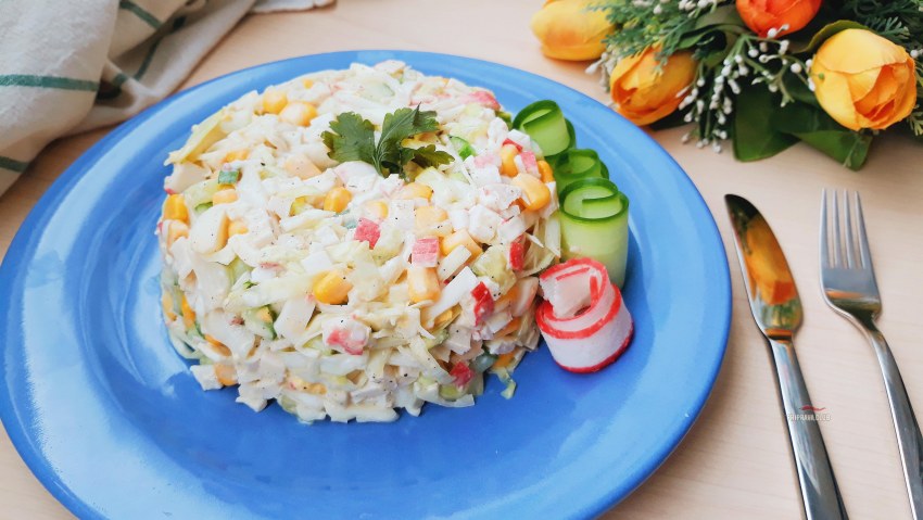 Салат крабовый