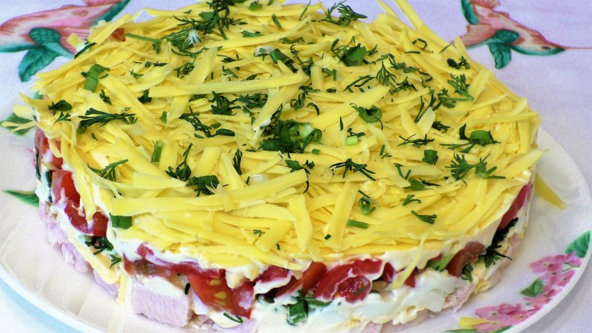 Салаты минутка простые и вкусные