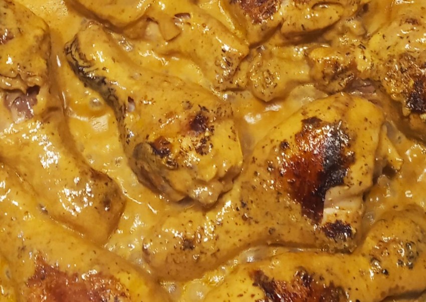 Курица с апельсинами