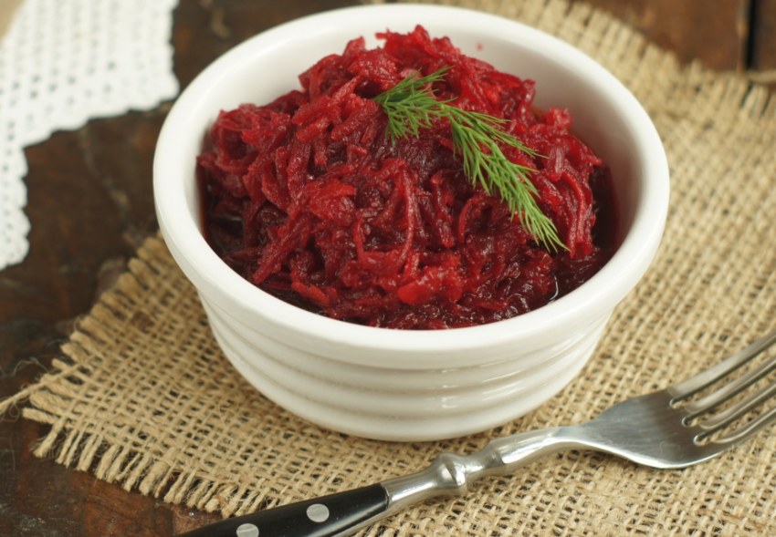Салат со свеклой и цветной капустой