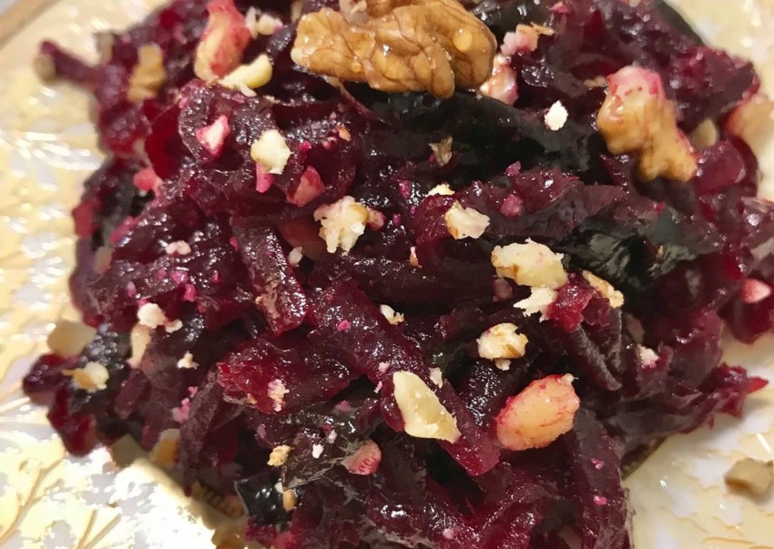 Салат морковь с изюмом чернослив свекла