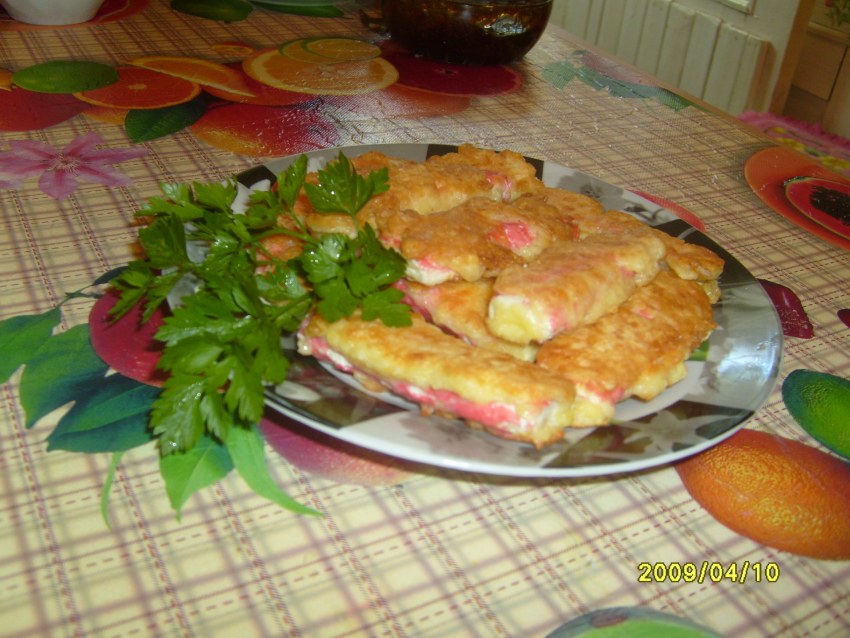 Крабовые палочки котлетки