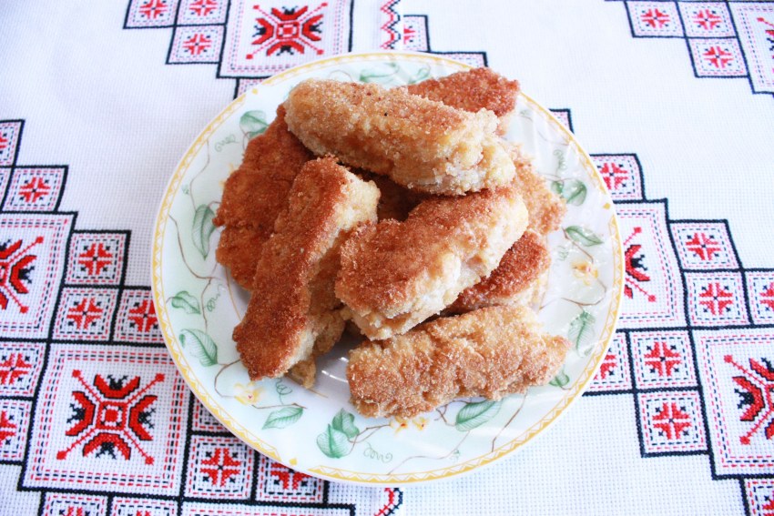 Крабовые палочки в кляре простой