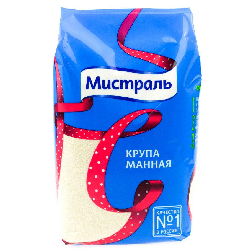 Крупа манная Мистраль 800 гр