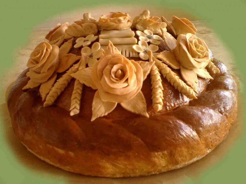Косичка из теста