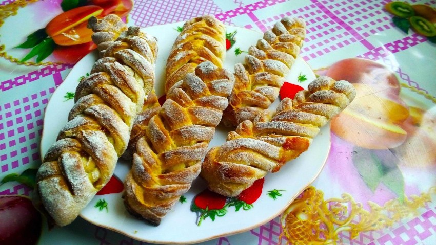 Косичка со сгущенкой