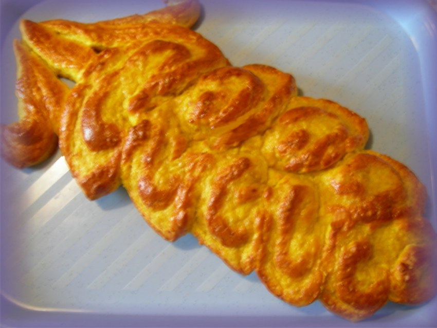 Калач кружевной праздничный