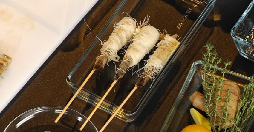 Лангустины катаифи