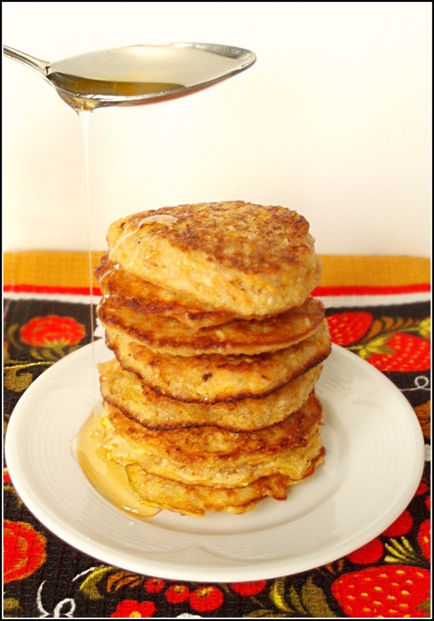 Яблочные оладушки