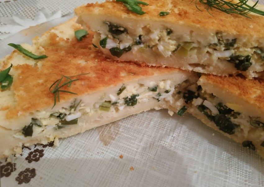 Пеленгас заливной пирог
