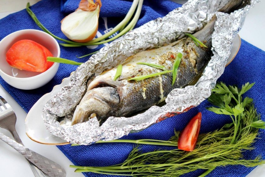Рыба скумбрия запеченная