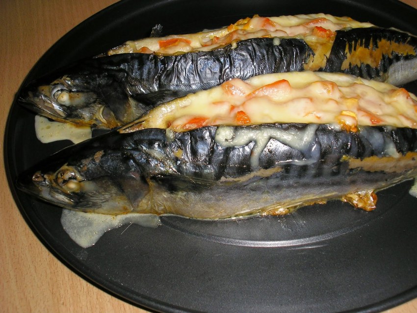 Закуска из скумбрии мраморная