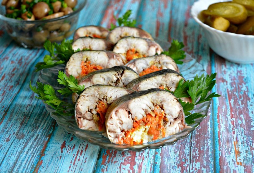 Скумбрия в духовке самый вкусный
