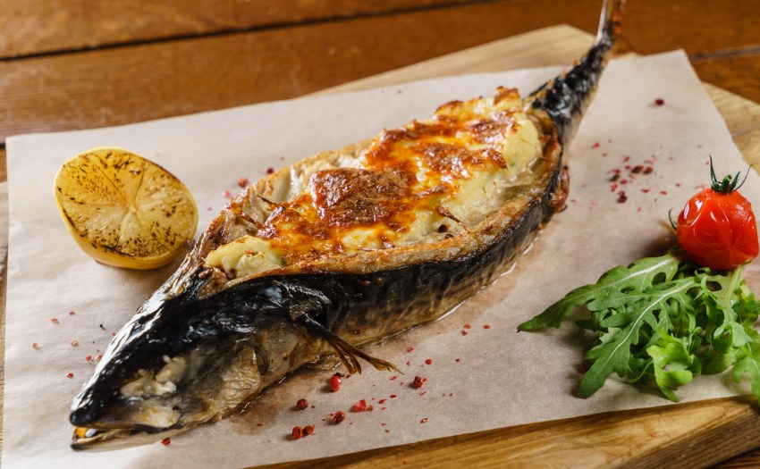 Рыба фаршированная скумбрия