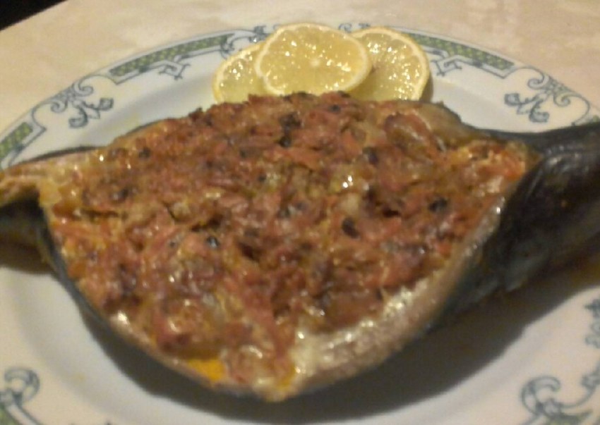 Рыба фаршированная скумбрия