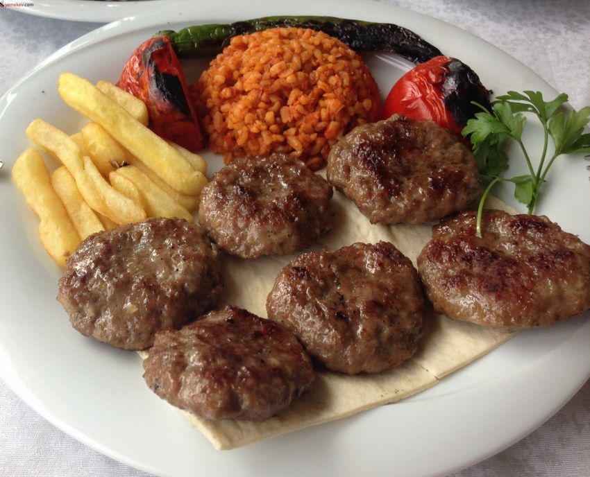 Köfte Kebab menu