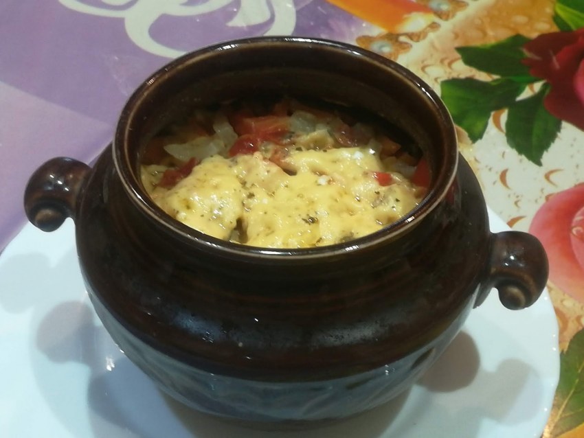 Капуста в горшочке