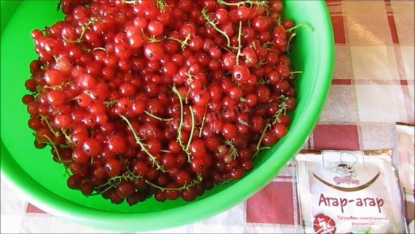 Малиновое желе на агар агаре