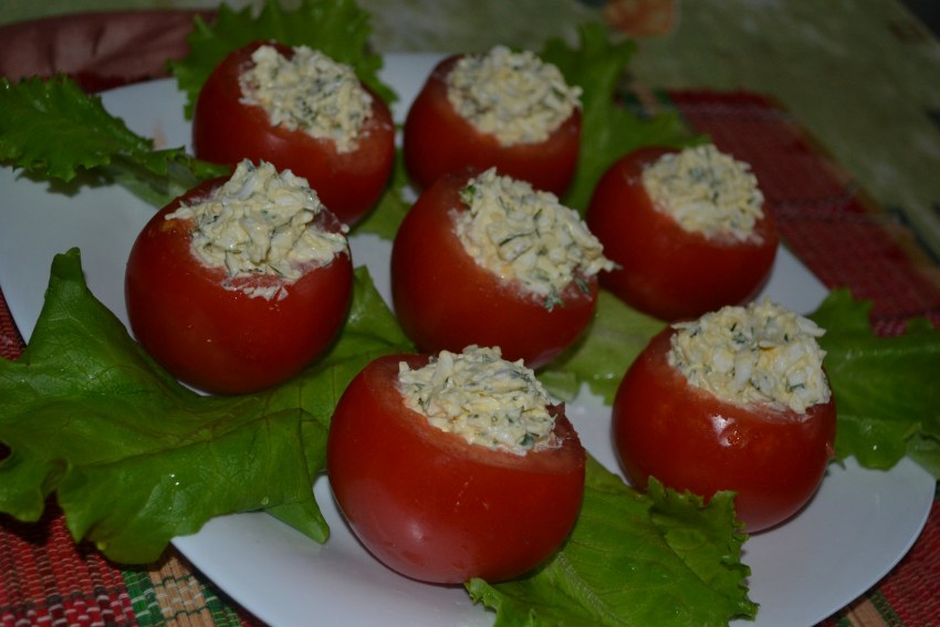 Черри с сыром и чесноком