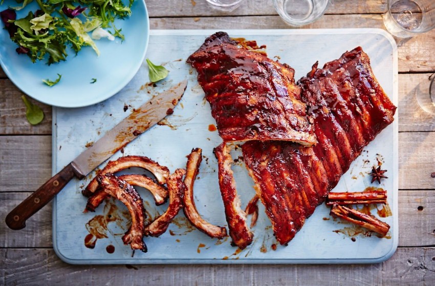Свиные ребрышки BBQ