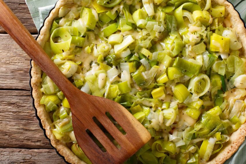 Картофельный КИШ С грибами