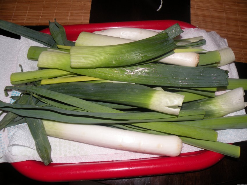 КИШ (пирог) с луком порея
