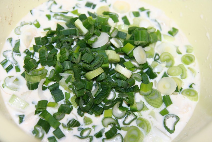 КИШ С луком пореем