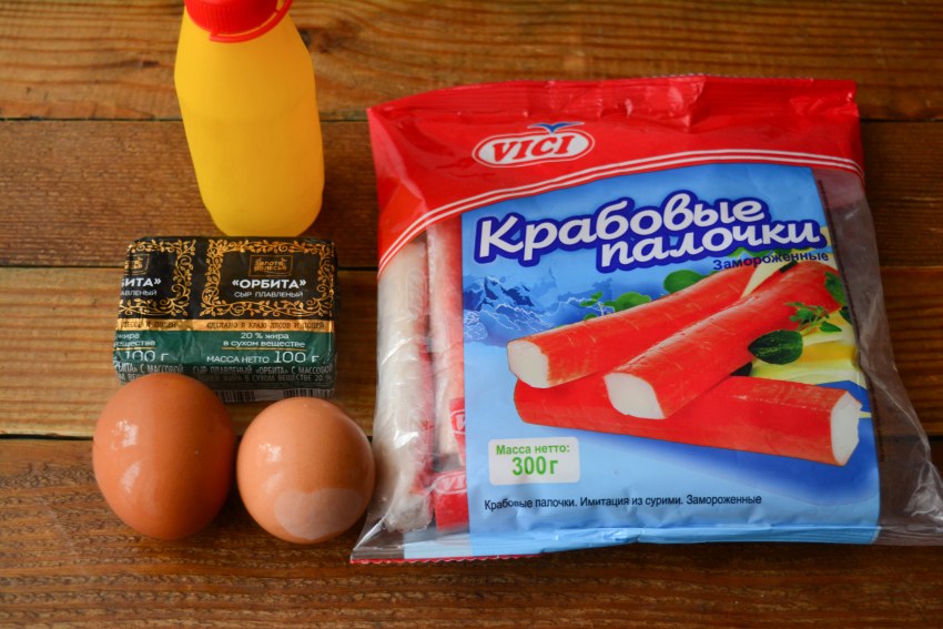 Крабовые палочки красиво