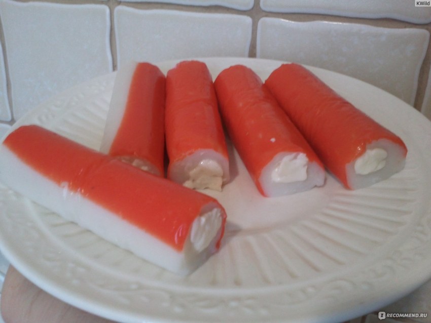 Крабовые палочки с сыром