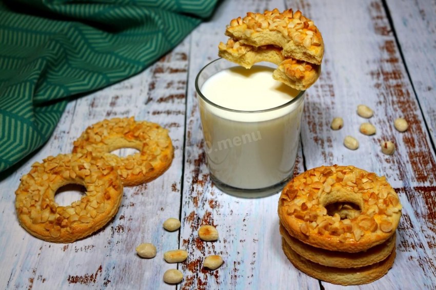 Песочные Колечки с арахисом
