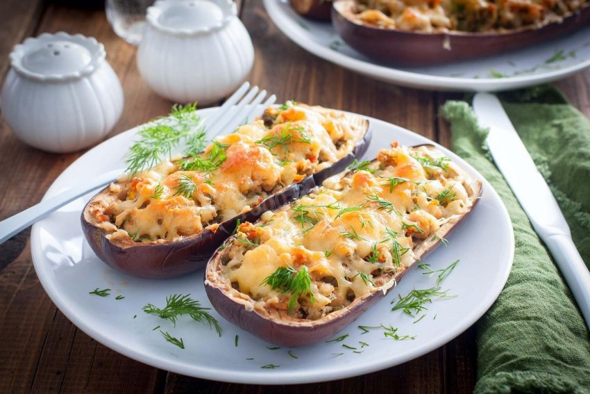 Перец фаршированный грибами