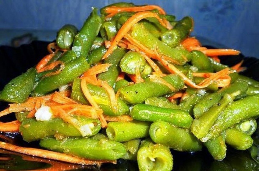 Стручковая фасоль по-корейски по корейски