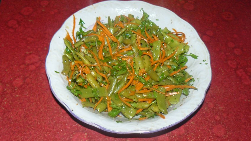 Стручковая фасоль по-корейски