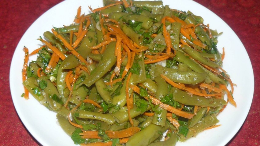 Зелёная фасоль стручковая по-корейски