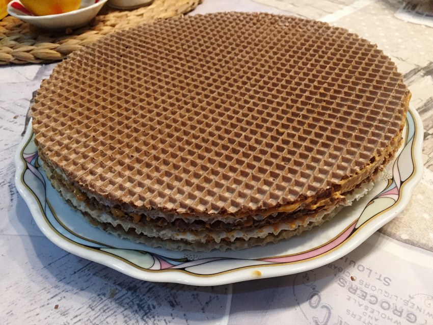 Торт из вафель