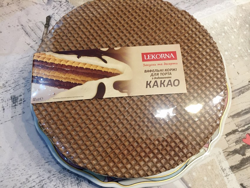 Вафельный торт