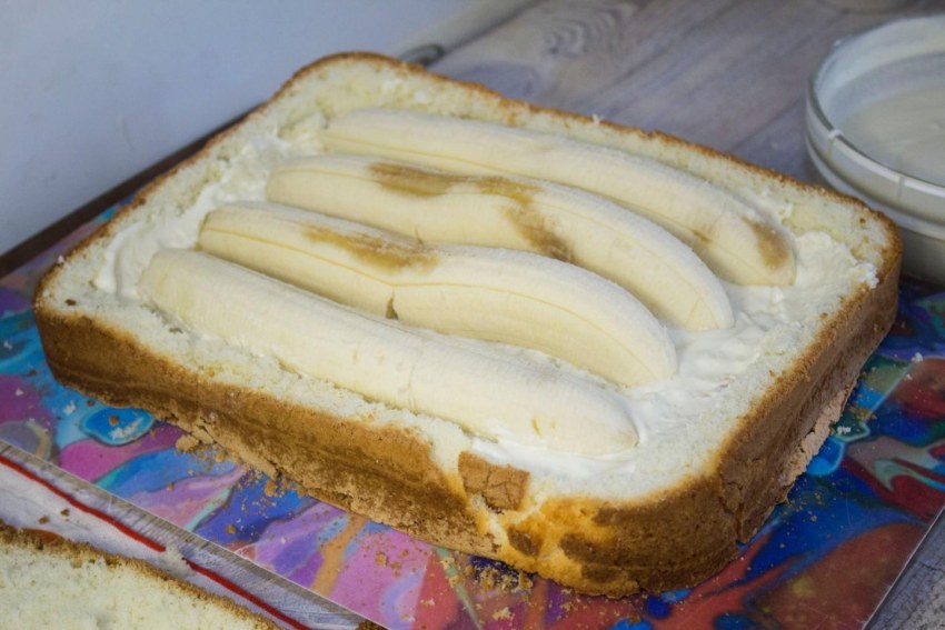 Мороженое из банана сгущенки и молока