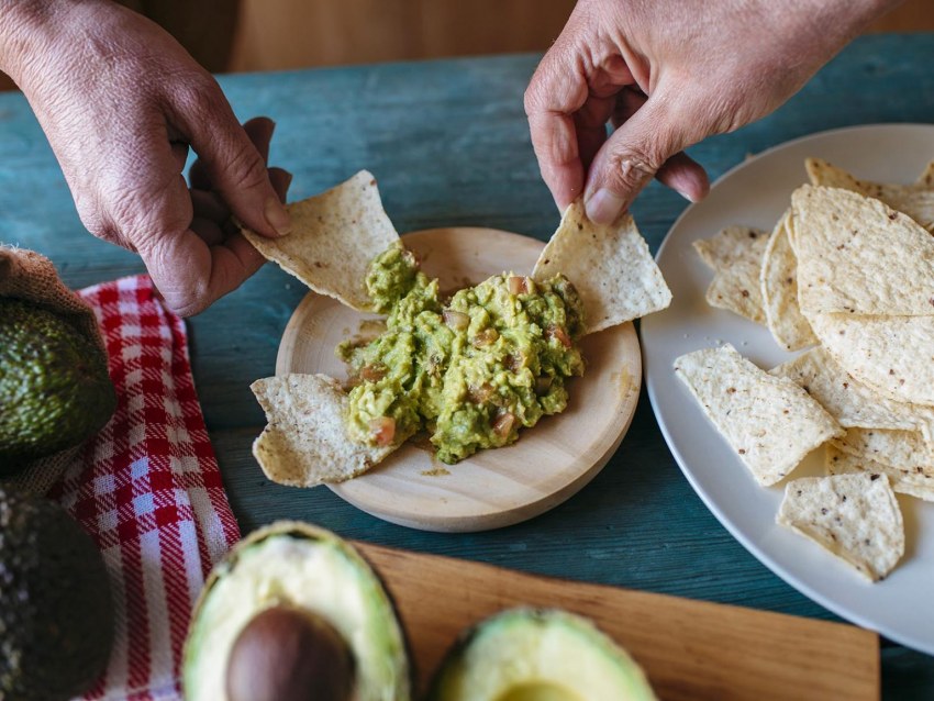 Nachos with Guacamole