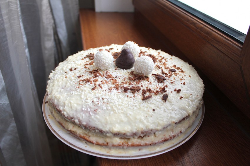 Кокосовый торт Raffaello
