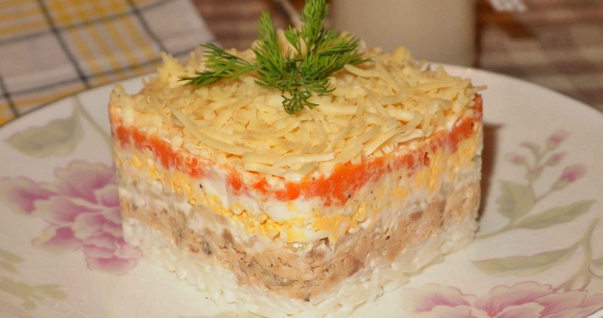 Салат из копченой