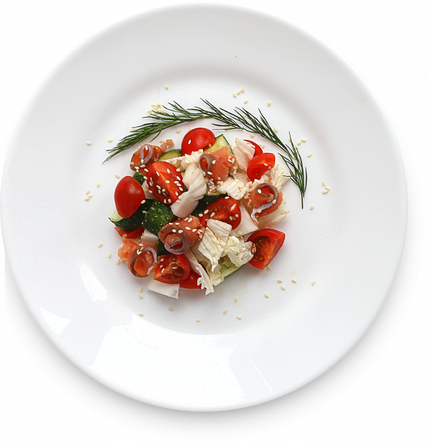 Салат с консервированной горбушей и картошкой