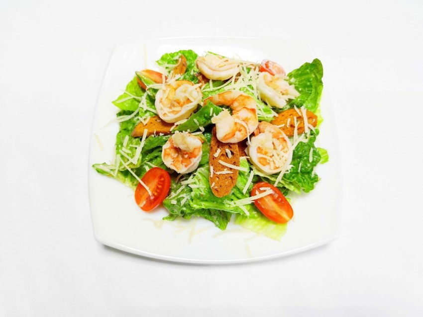 Цезарь с креветками 350г