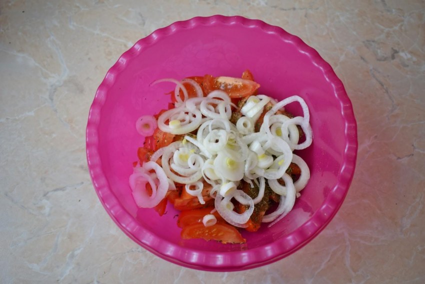 Маринованные помидоры кружочками