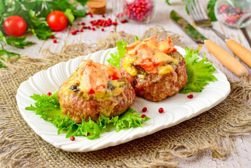 Фаршированные гнезда из фарша