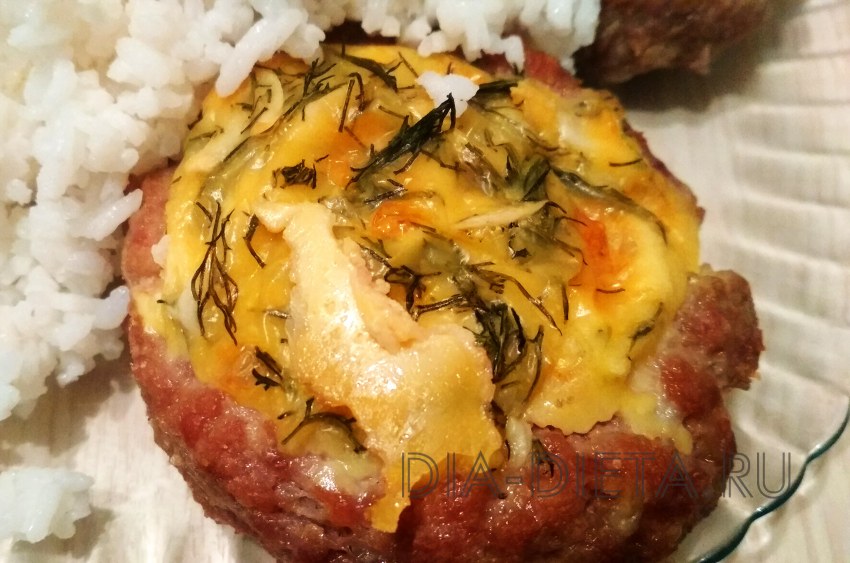 Мясные "гнездышки" с начинкой