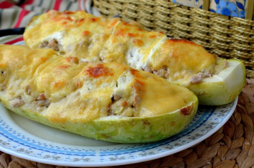 Цукини с фаршем