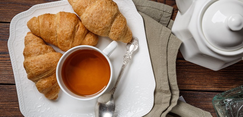 Круассан со сгущенкой